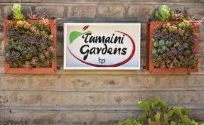 Tumaini Gardens Resort welcome sign